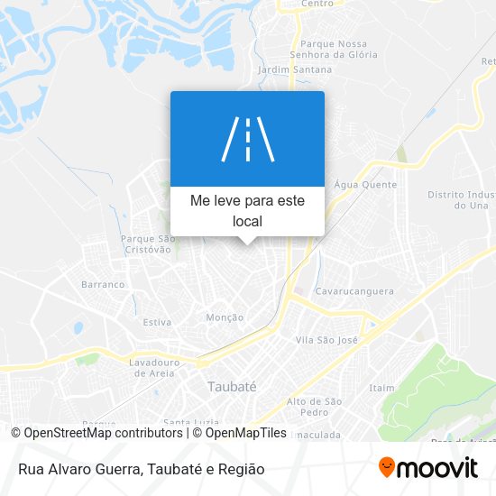 Rua Alvaro Guerra mapa