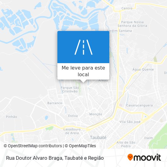 Rua Doutor Alvaro Braga mapa