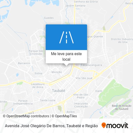 Avenida José Olegário De Barros mapa