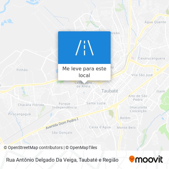 Rua Antônio Delgado Da Veiga mapa