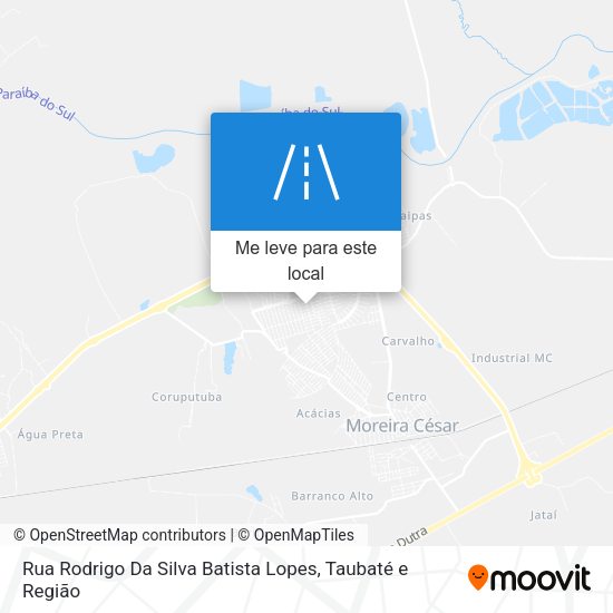 Rua Rodrigo Da Silva Batista Lopes mapa