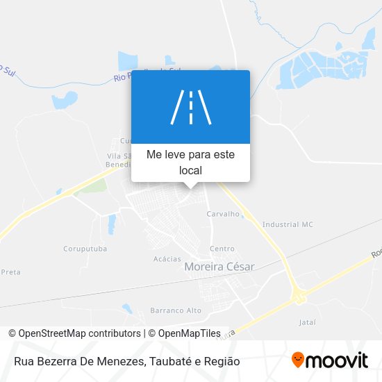 Rua Bezerra De Menezes mapa