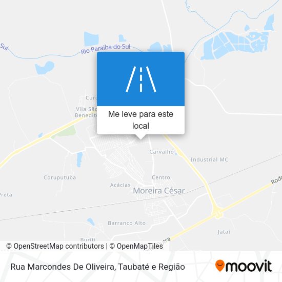 Rua Marcondes De Oliveira mapa