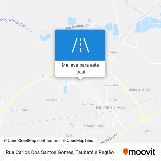 Rua Carlos Dos Santos Gomes mapa