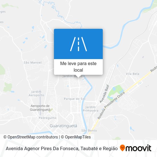 Avenida Agenor Pires Da Fonseca mapa