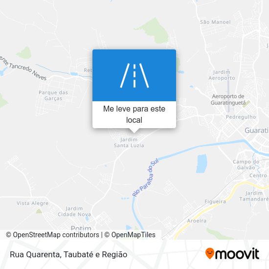 Rua Quarenta mapa