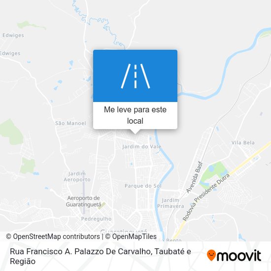 Rua Francisco A. Palazzo De Carvalho mapa