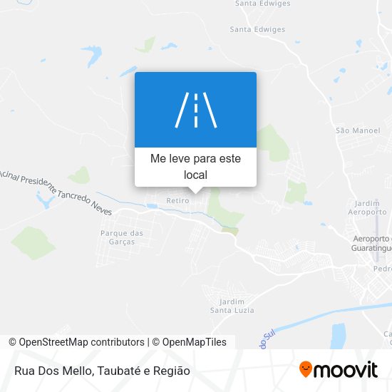 Rua Dos Mello mapa