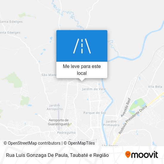 Rua Luís Gonzaga De Paula mapa