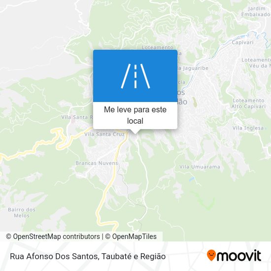 Rua Afonso Dos Santos mapa