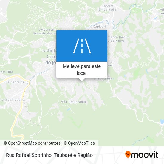 Rua Rafael Sobrinho mapa
