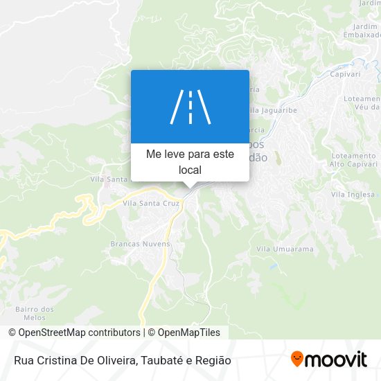 Rua Cristina De Oliveira mapa