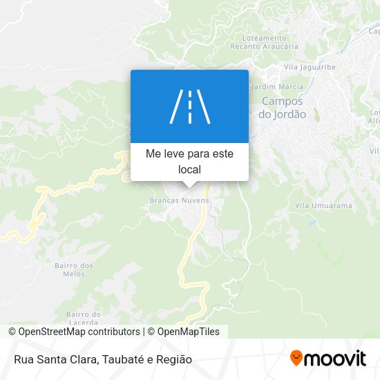 Rua Santa Clara mapa