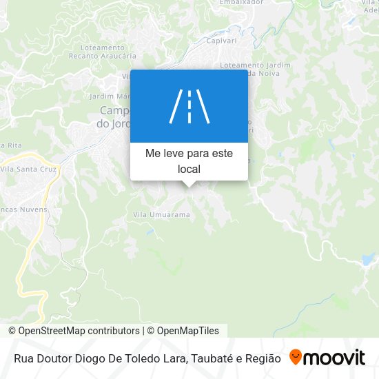 Rua Doutor Diogo De Toledo Lara mapa