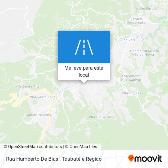 Rua Humberto De Biasi mapa