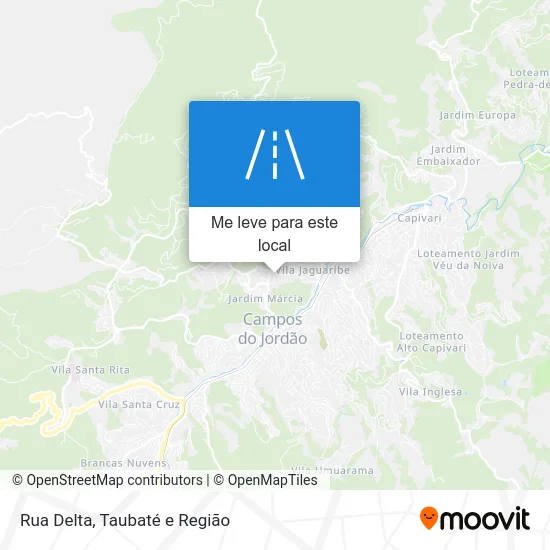 Rua Delta mapa
