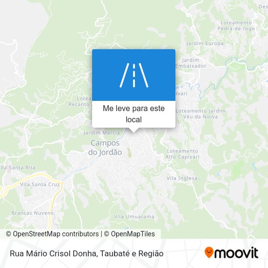 Rua Mário Crisol Donha mapa