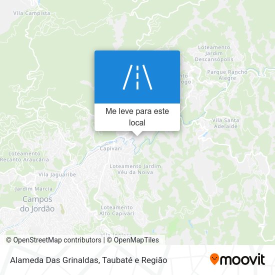 Alameda Das Grinaldas mapa