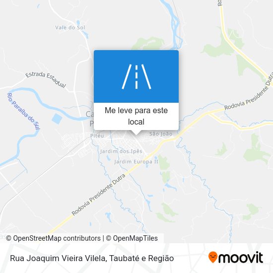 Rua Joaquim Vieira Vilela mapa