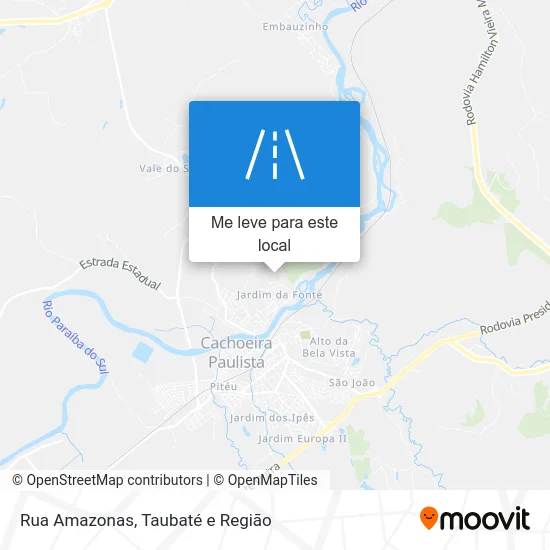 Rua Amazonas mapa