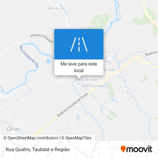Rua Quatro mapa