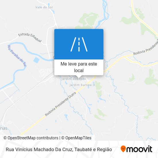 Rua Vinícius Machado Da Cruz mapa