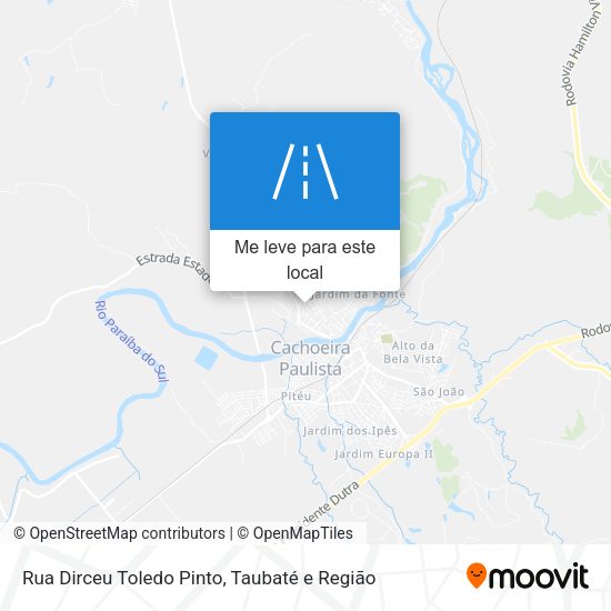 Rua Dirceu Toledo Pinto mapa