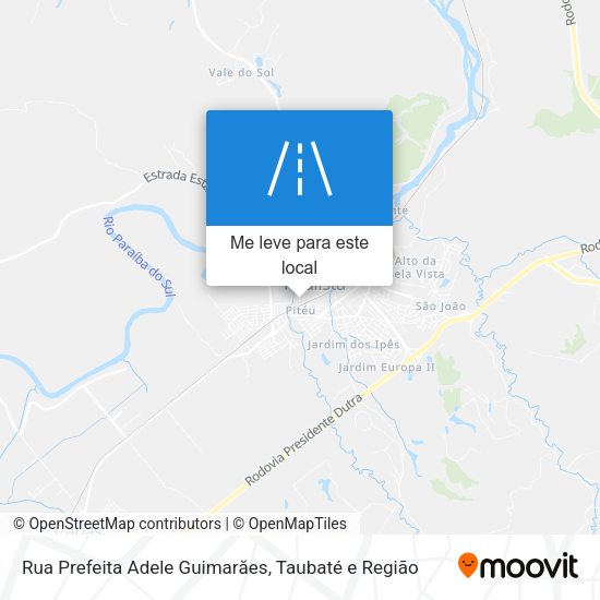 Rua Prefeita Adele Guimarăes mapa
