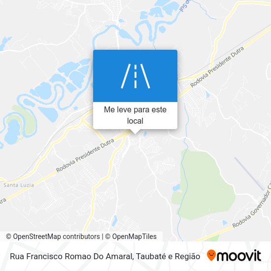 Rua Francisco Romao Do Amaral mapa