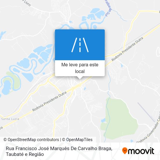 Rua Francisco José Marquês De Carvalho Braga mapa