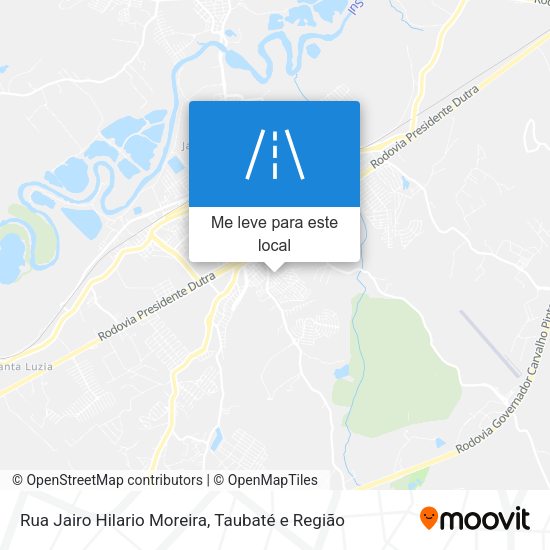 Rua Jairo Hilario Moreira mapa