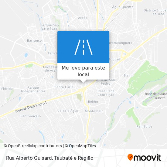 Rua Alberto Guisard mapa