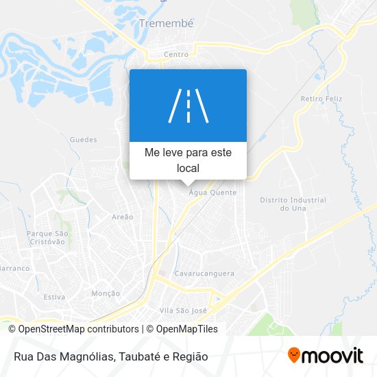 Rua Das Magnólias mapa