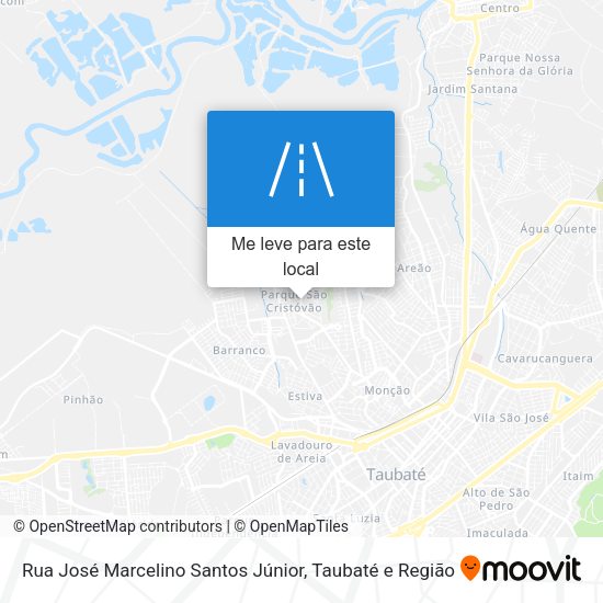 Rua José Marcelino Santos Júnior mapa