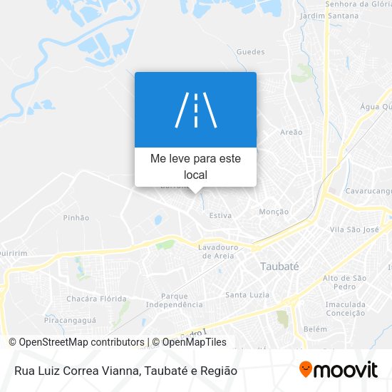 Rua Luiz Correa Vianna mapa