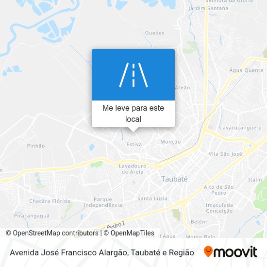 Avenida José Francisco Alargão mapa