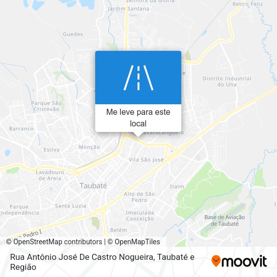 Rua Antônio José De Castro Nogueira mapa