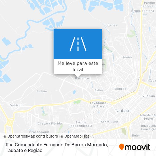 Rua Comandante Fernando De Barros Morgado mapa