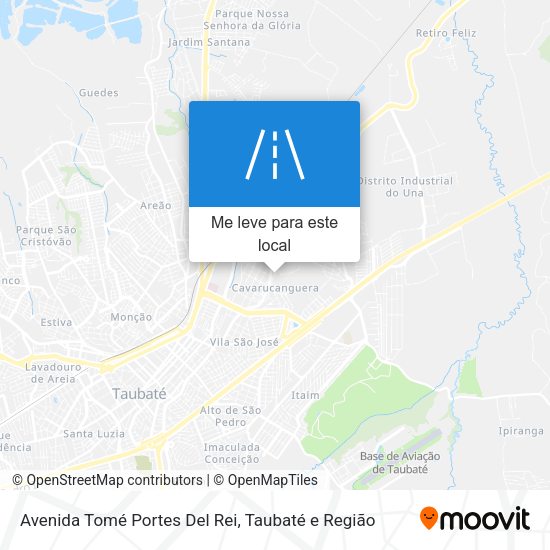 Avenida Tomé Portes Del Rei mapa