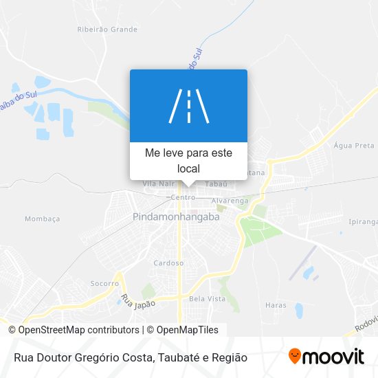 Rua Doutor Gregório Costa mapa