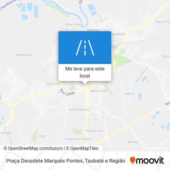 Praça Deusdete Marquês Pontes mapa