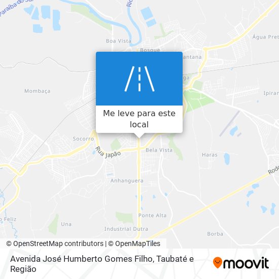 Avenida José Humberto Gomes Filho mapa