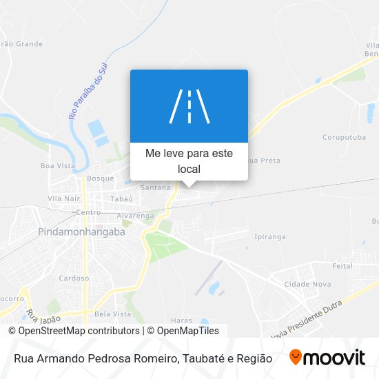 Rua Armando Pedrosa Romeiro mapa