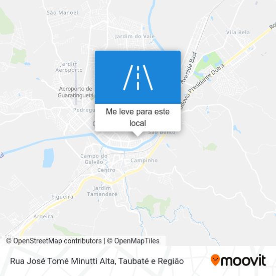 Rua José Tomé Minutti Alta mapa