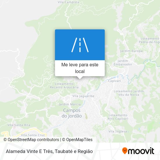 Alameda Vinte E Três mapa