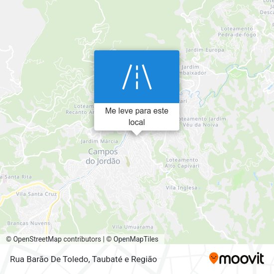 Rua Barão De Toledo mapa