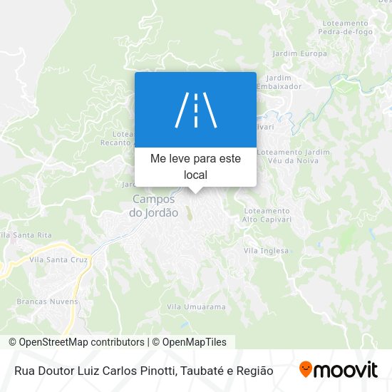 Rua Doutor Luiz Carlos Pinotti mapa