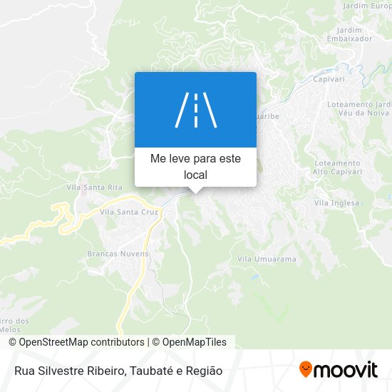 Rua Silvestre Ribeiro mapa