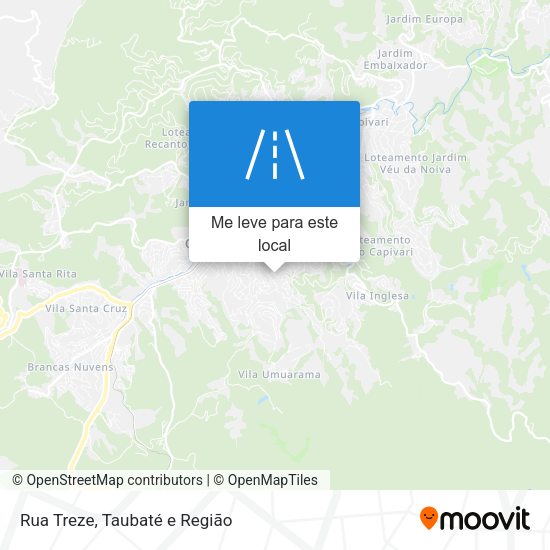 Rua Treze mapa