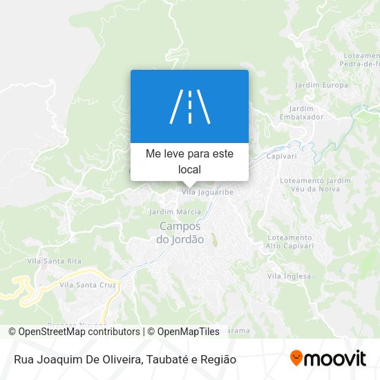 Rua Joaquim De Oliveira mapa